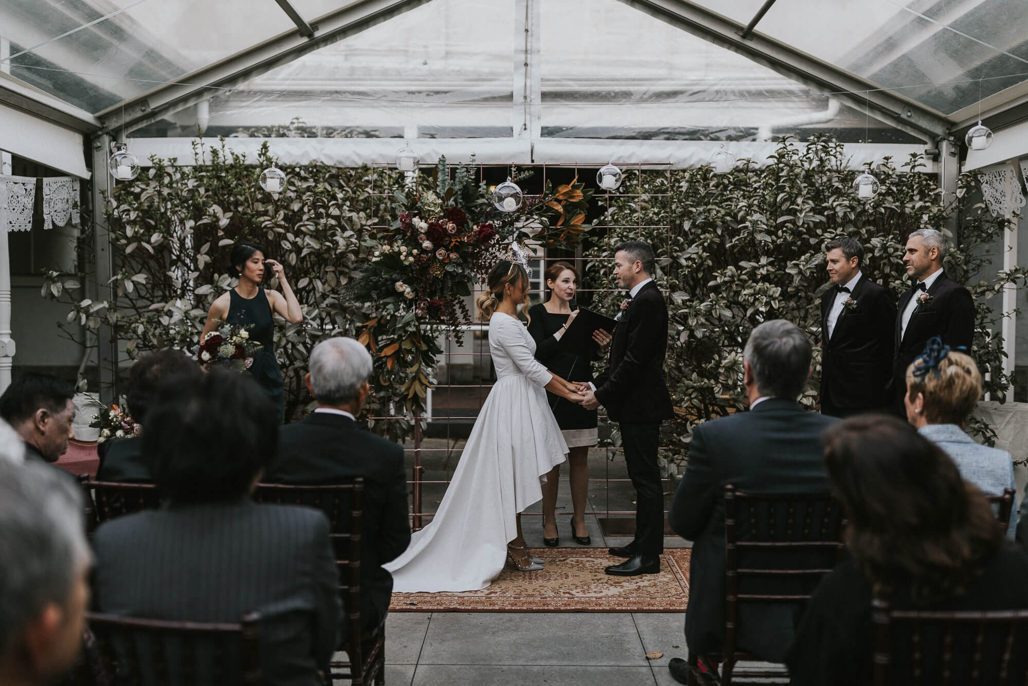 Wendy and Richie, Bursaria, Abbotsford Convent Wedding, Melbourne Celebrant Charis White